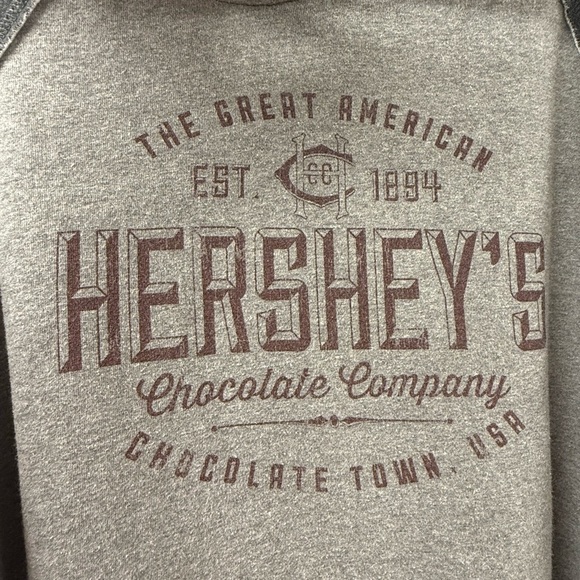 J. America Gray Men's Hershey Park Hoodie Size- XL - Picture 3 of 4